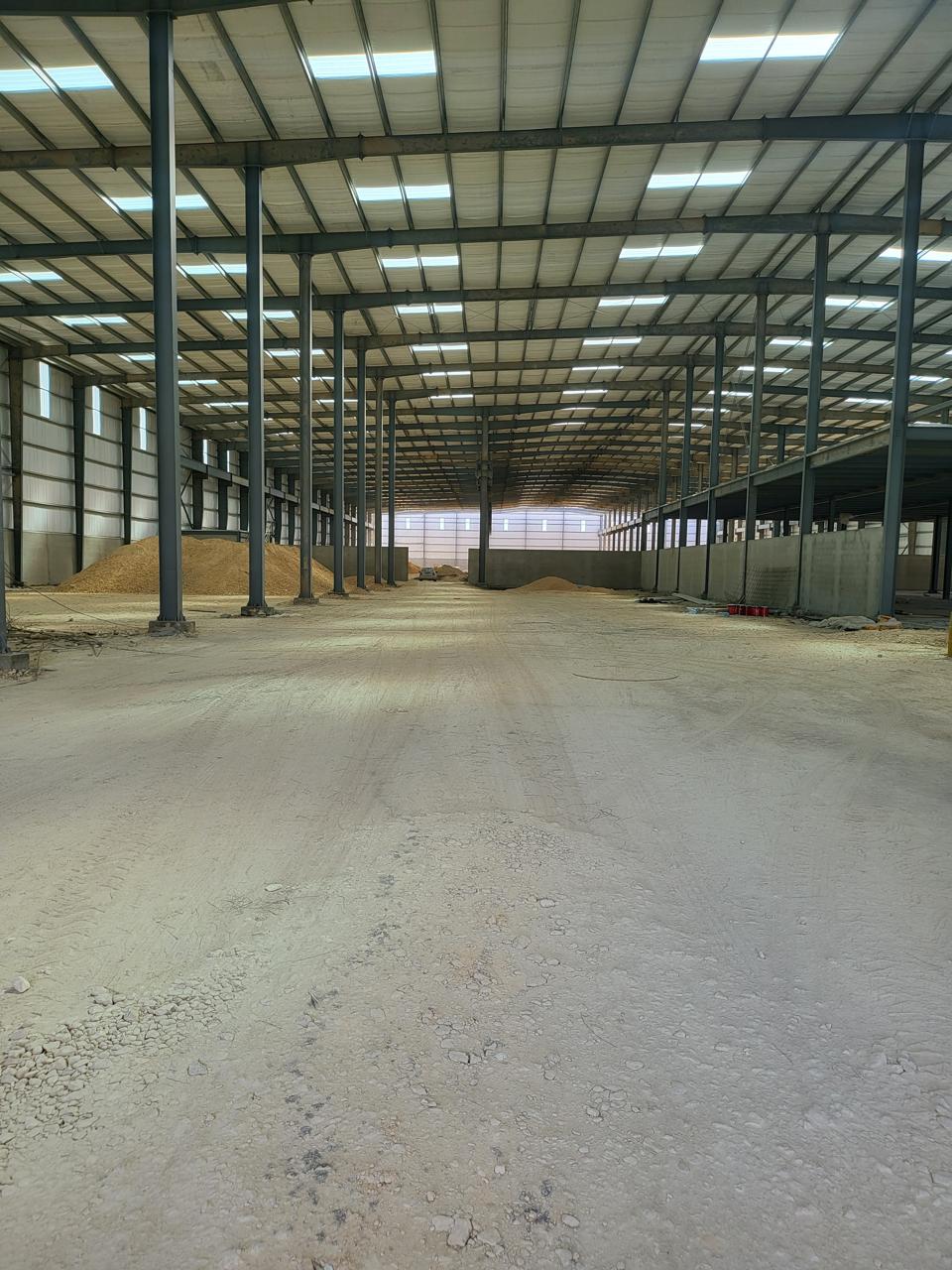 Empty Steel Warehouse
